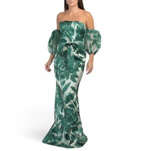 RENE BY RENE RUIZ Kelly Strapless Mikado Organza Gown